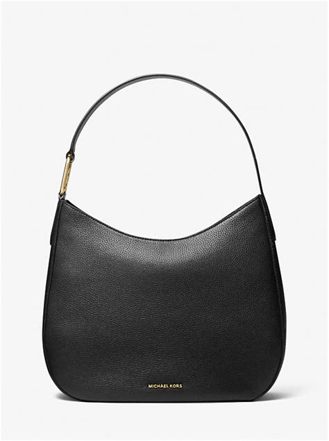 michael kors leather lexon hobo bag